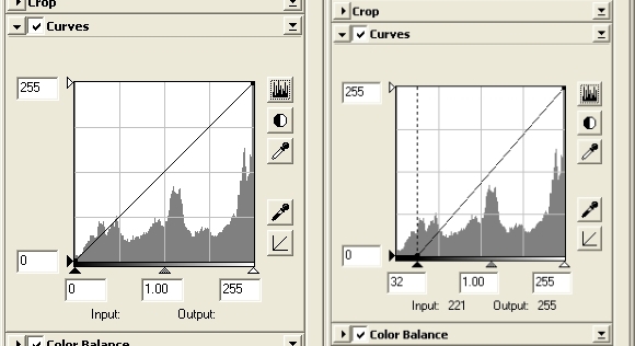 Nikon CoolScan 5000 ED Curves